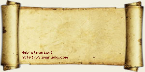 Jovana Drakulić vizit kartica